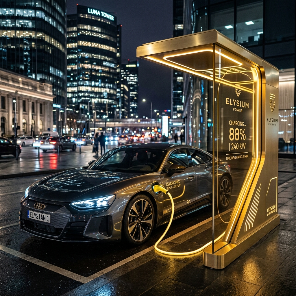 Elysian EV Supercar Charging